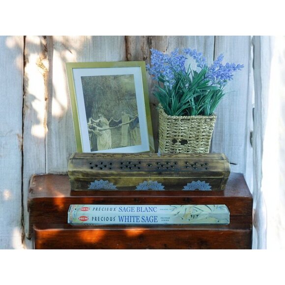 HEM Precious White Sage 20 Incense Sticks Relaxation Meditation - Picture 3 of 11